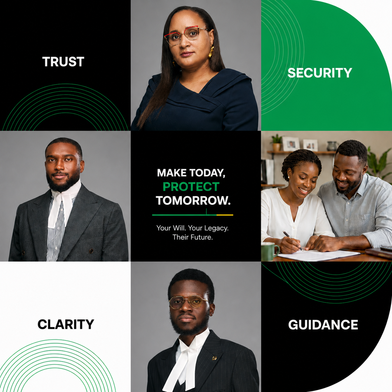 Trust, security, clarity, guidance — the values behind Ghana Online Will Maker.